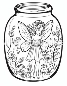 Life in A Jar Coloring Book For Adults: A Coloring Journey for Stress Relief and Relaxation