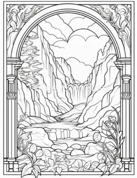 Window to Another World: An Adult Coloring Book for Relaxation and Stress Relief