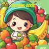 Cute Kawaii Food Coloring Book for Kids